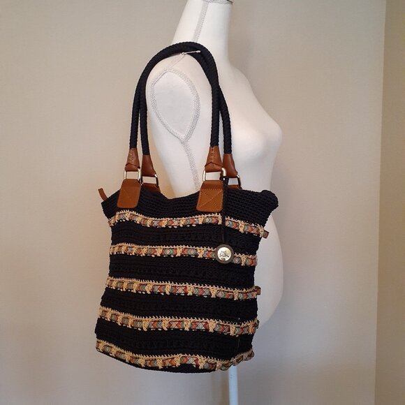 the Sak Woven Ribbon Shoulder Bag - Picture 2 of 16